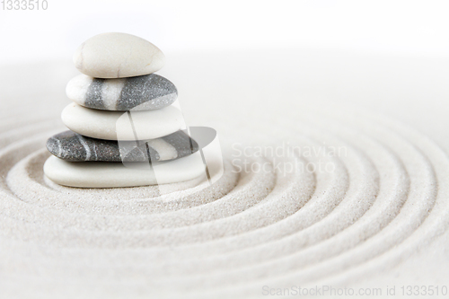 Image of Zen japanese garden background