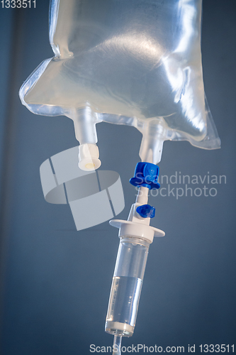 Image of Intravenous drip equipment in hospital