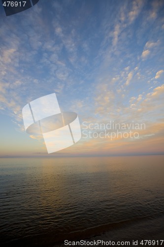 Image of Clouds, Horizon, and Water