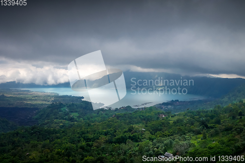 Image of Gunung batur volcano and lake, Bali, Indonesia