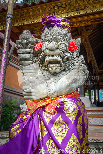 Image of Statue in Puri Saren Palace, Ubud, Bali, Indonesia
