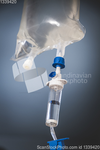 Image of Intravenous drip equipment in hospital