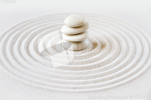 Image of Zen japanese garden background