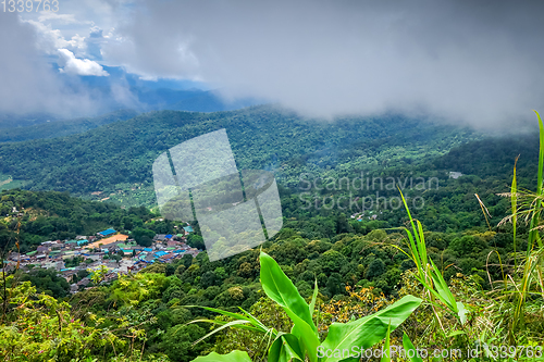 Image of Doi Pui Mong hill tribe village landscape, Chiang Mai, Thailand