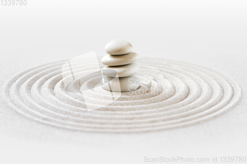 Image of Zen japanese garden background