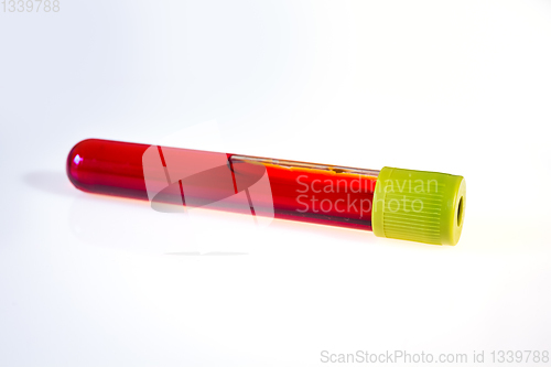 Image of Blood test tube