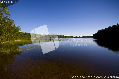 Image of Minnesota Lake in Blue