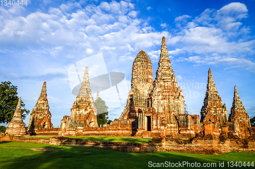 Image of Wat Chaiwatthanaram temple, Ayutthaya, Thailand