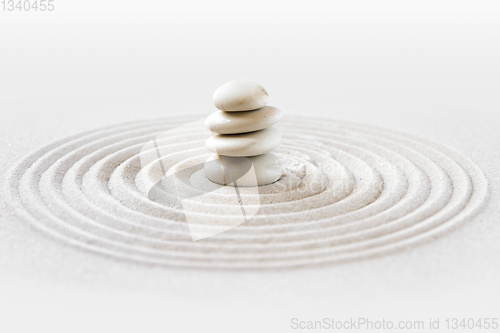 Image of Zen japanese garden background