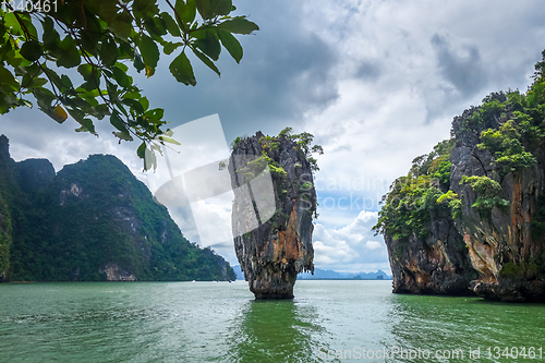 Image of Ko tapu island in Phang Nga Bay, Thailand