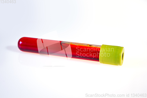 Image of Blood test tube