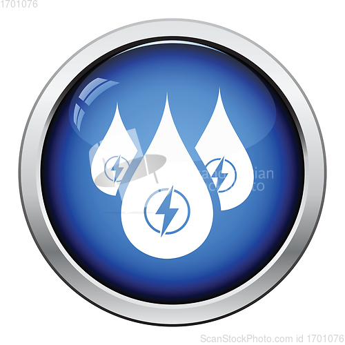 Image of Hydro energy drops  icon