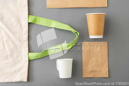 Image of takeaway food and drink packaging stuff