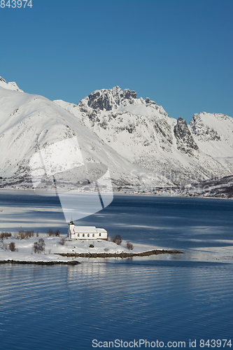 Image of Sildpollnes Church, Lofoten, Norway