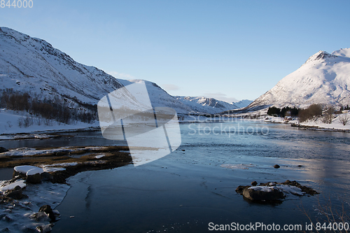 Image of River near Vestpollen, Lofoten, Norway