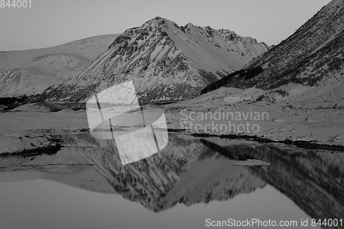 Image of Evening at a Lake at Knutstad, Norway