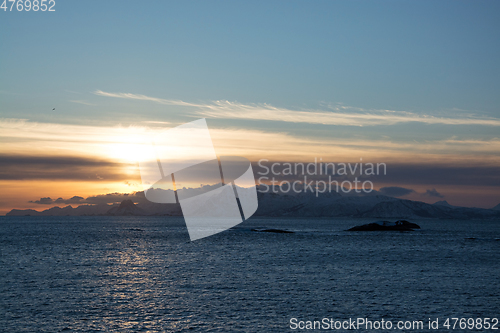 Image of Sunset at the Lofoten, Norway