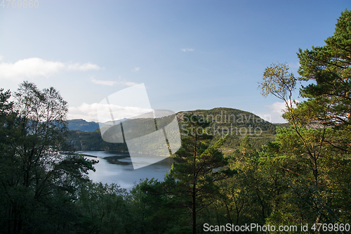 Image of Way to the Preikestolen, Rogaland, Norway