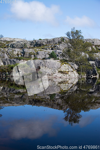 Image of Way to the Preikestolen, Rogaland, Norway