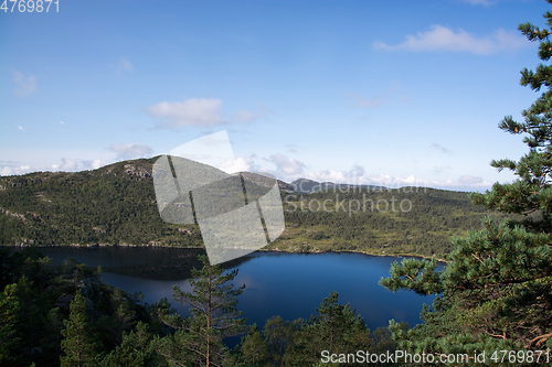 Image of Way to the Preikestolen, Rogaland, Norway