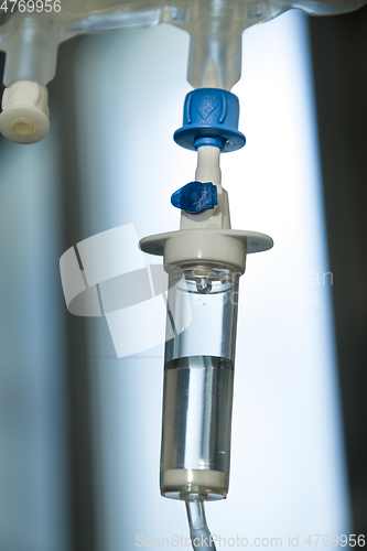 Image of Intravenous drip equipment in hospital