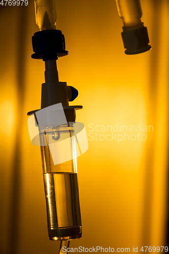 Image of Intravenous drip equipment in hospital