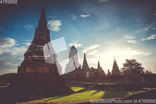 Image of Wat Chaiwatthanaram temple, Ayutthaya, Thailand