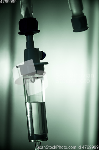 Image of Intravenous drip equipment in hospital