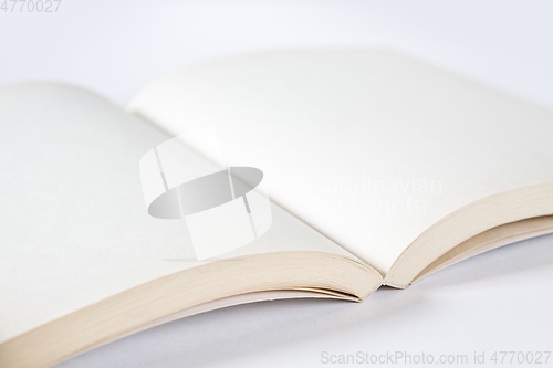 Image of Open blank book mockup