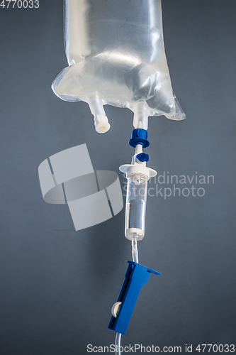 Image of Intravenous drip equipment in hospital