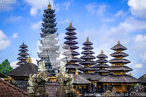 Image of Pura Besakih temple on mount Agung, Bali, Indonesia