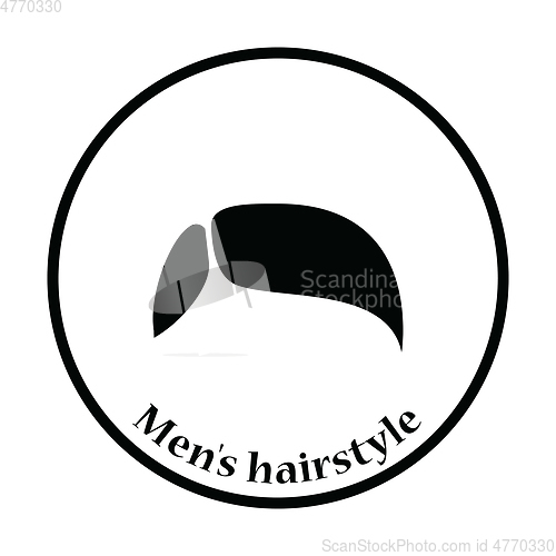 Image of Men\'s hairstyle icon