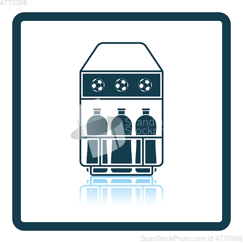 Image of Icon of football field bottle container