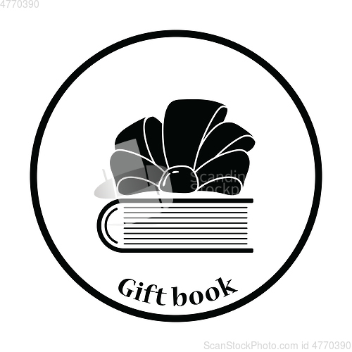 Image of Book with ribbon bow icon