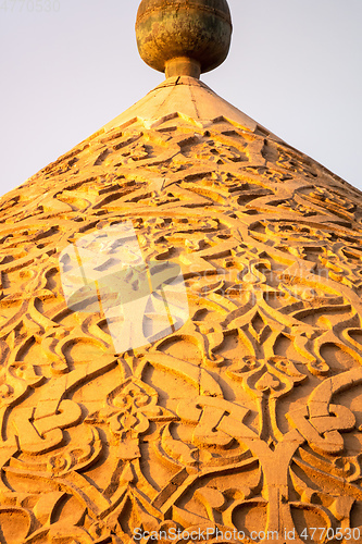 Image of The Aqsunqur mosque in Cairo Egypt at sunset