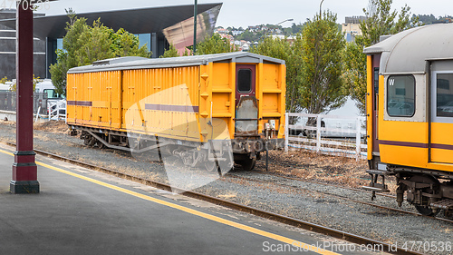 Image of railway station of Dunedin south New Zealand