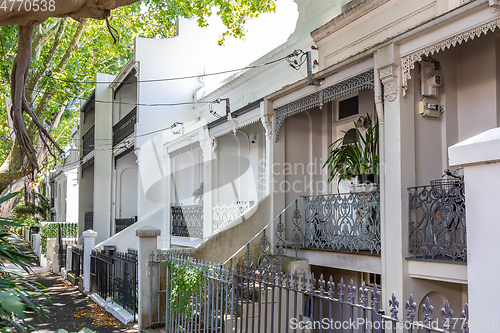 Image of a typical terrace house in Sydney Australia