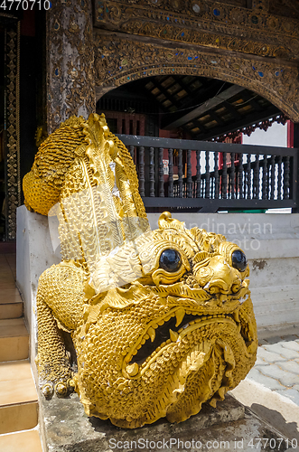 Image of Statues in Wat Buppharam temple, Chiang Mai, Thailand