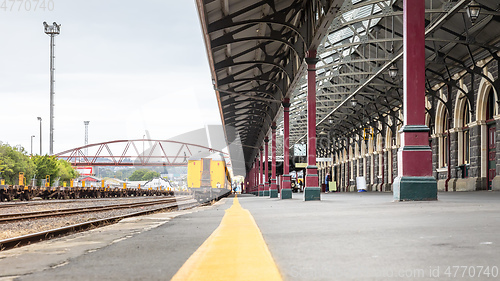 Image of railway station of Dunedin south New Zealand