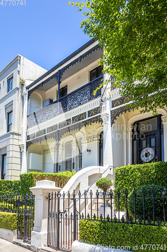 Image of a typical terrace house in Sydney Australia