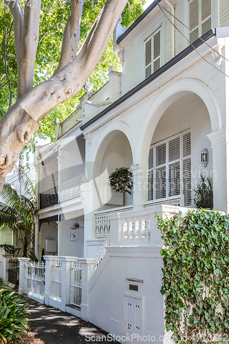 Image of a typical terrace house in Sydney Australia