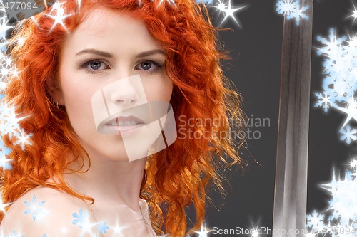 Image of redhead warrior