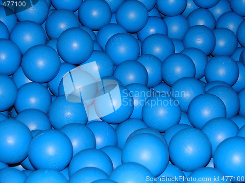 Image of Blue balls abstract background