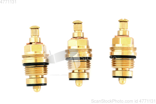 Image of Three Threaded Brass Collar Tap Glands