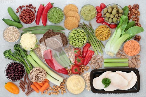 Image of Low Glycemic Healthy Diet Food for Diabetics