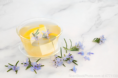 Image of Rosemary and Lemon Herbal Tea for Immune System Boost