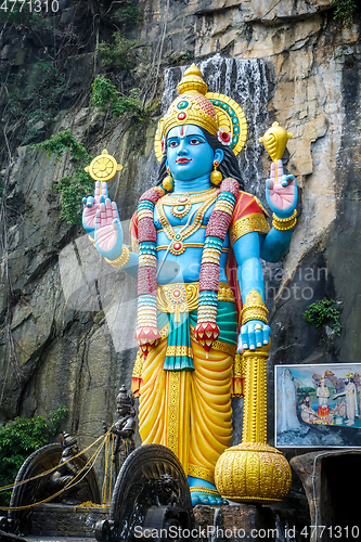 Image of Shiva statue in Batu caves temple, Kuala Lumpur, Malaysia