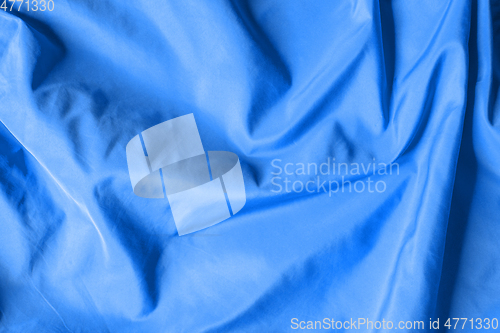 Image of Blue satin background texture