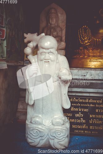 Image of Monk statue, Wat Doi Suthep temple, Chiang Mai, Thailand