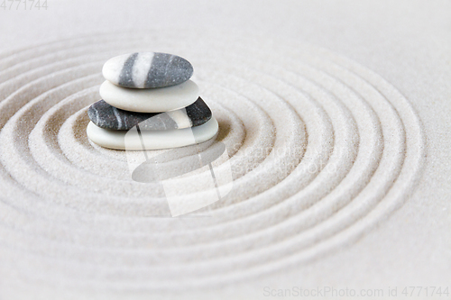 Image of Zen japanese garden background